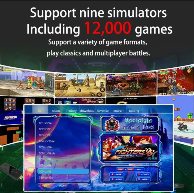 Consola Retro con 20.000 Juegos Clasicos